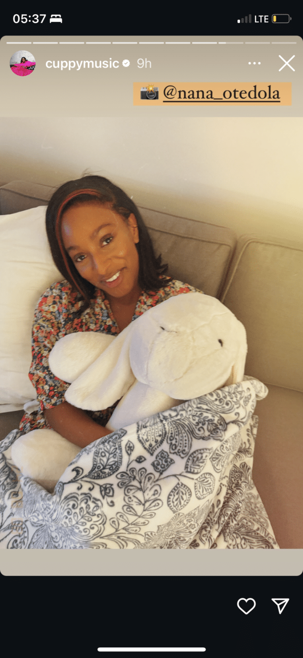 Dj Cuppy’s sibling Bunnie.